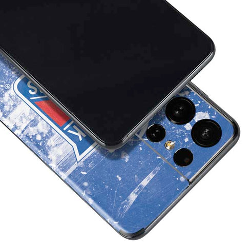 NHL New York Rangers Frozen Galaxy S21 Ultra 5G Skin